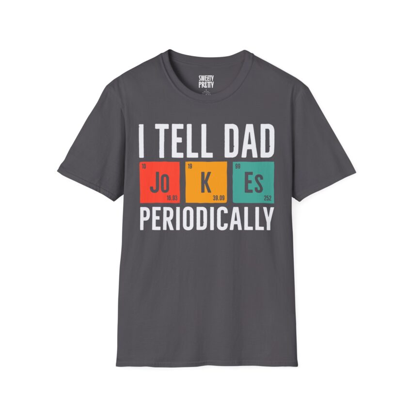 Dad Joke Softstyle T-Shirt, Funny Shirt, Gift for Dad, Unisex Humor Tee, Birthday Present, Science Themed Clothing - Image 6