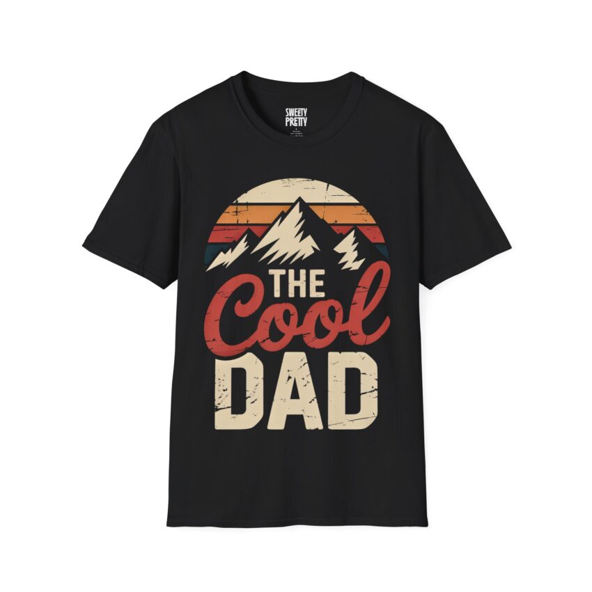 Dad Mountain Adventure T-Shirt, Cool Dad Gift, Father's Day Tee, Outdoor Enthusiast Apparel, Vintage Style Shirt - Image 1
