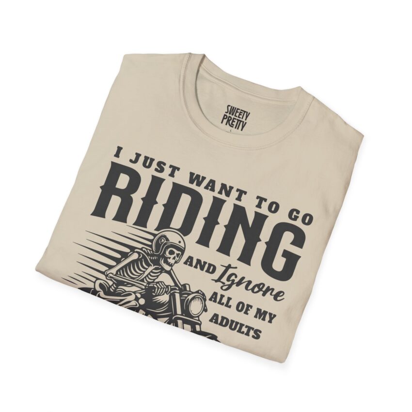 Men's Riding Humor T-Shirt, Motorcycle Lover Gift, Unisex Vintage Graphic Tee, Casual Wear, Cool Biker Apparel - Image 10