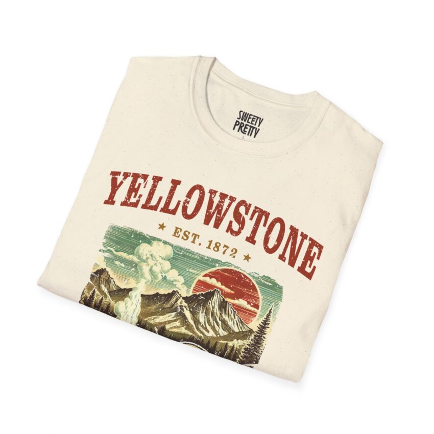 Yellowstone Vintage Graphic T-Shirt, National Park Tee, Outdoor Enthusiast Shirt, Nature Lover Gift, Adventure Wear, Unisex Casual Top - Image 7
