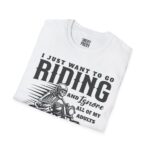 Men's Riding Humor T-Shirt, Motorcycle Lover Gift, Unisex Vintage Graphic Tee, Casual Wear, Cool Biker Apparel - Image 2