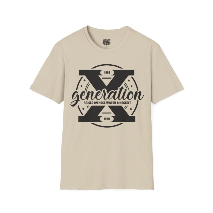 Generation X Unisex Softstyle T-Shirt, Vintage Tee, Retro Fashion, Gift for Gen X, 80s 90s Nostalgia, Casual Wear - Image 6