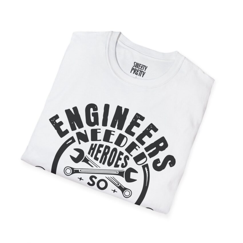 Engineers Needed Hero T-Shirt, Gift for Mechanics, Engineering Crew Tee, Funny Engineer Shirt, Casual Daily Wear - Image 2