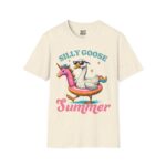 Silly Goose Summer T-Shirt for Fun Lovers, Humorous Unisex Tee, Summer Vacation Apparel, Perfect Gift for Friends, Casual Wear, Beach Party - Image 4