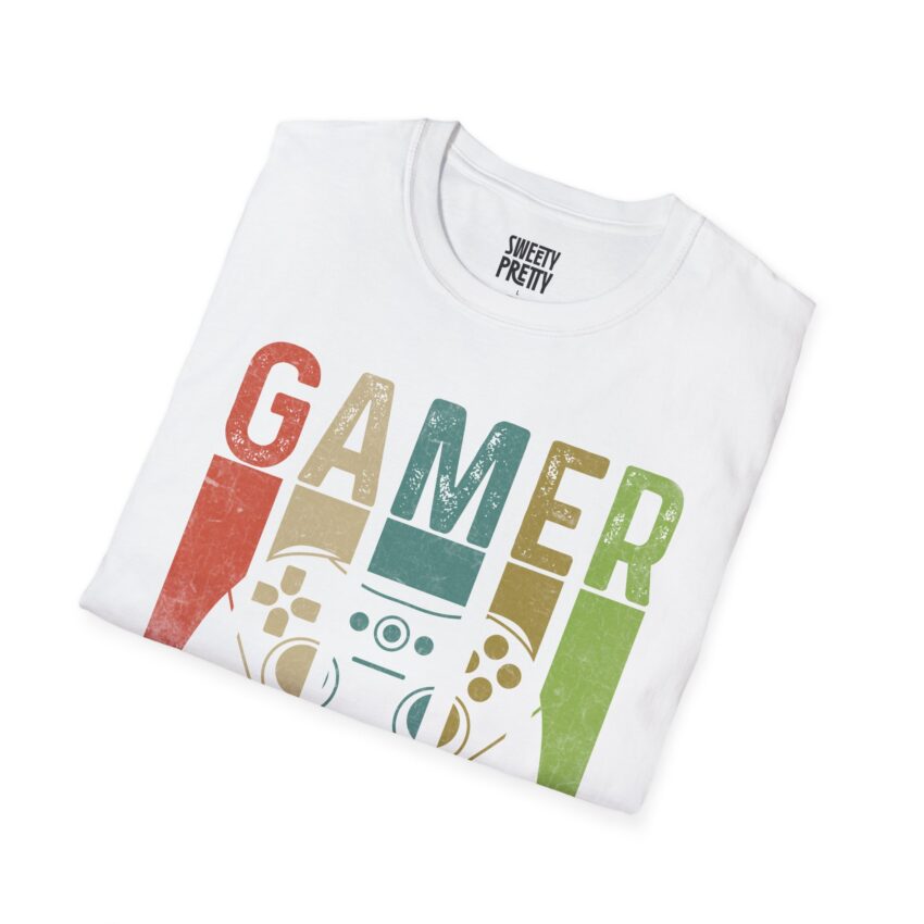 Gamer Unisex Softstyle T-Shirt, Casual Gift for Gamers, Fun Graphic Tee, Perfect Birthday Gift, Game Night Apparel, Gaming Enthusiast Shirt - Image 2