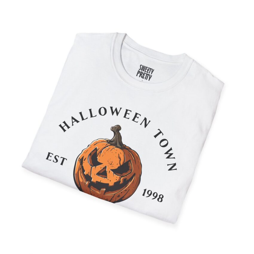 Halloween Town University T-Shirt, Unisex Halloween Tee, Fall Fashion, Pumpkin Graphic Shirt, Spooky Season Apparel, College Spirit Wear - Image 4