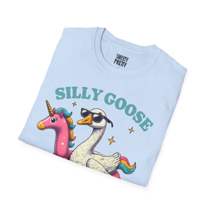Silly Goose Summer T-Shirt for Fun Lovers, Humorous Unisex Tee, Summer Vacation Apparel, Perfect Gift for Friends, Casual Wear, Beach Party - Image 8