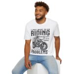 Men's Riding Humor T-Shirt, Motorcycle Lover Gift, Unisex Vintage Graphic Tee, Casual Wear, Cool Biker Apparel - Image 4
