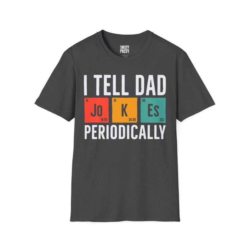 Dad Joke Softstyle T-Shirt, Funny Shirt, Gift for Dad, Unisex Humor Tee, Birthday Present, Science Themed Clothing - Image 4