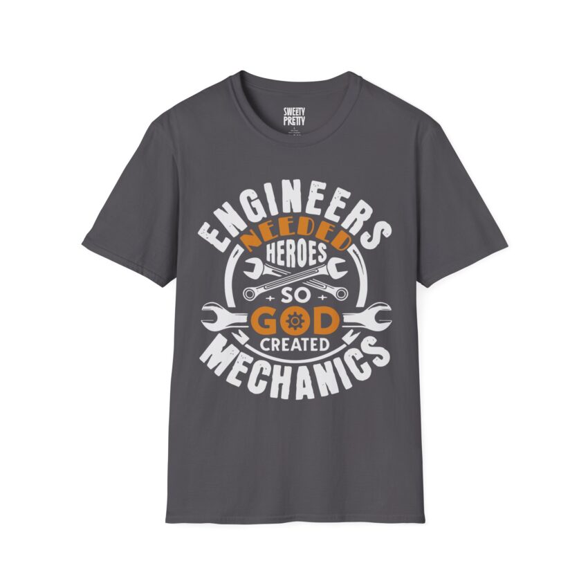 Engineers Needed Hero T-Shirt, Gift for Mechanics, Engineering Crew Tee, Funny Engineer Shirt, Casual Daily Wear - Image 11
