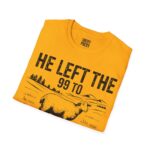 He Left the 99 Unisex Softstyle T-Shirt, Faith-Based Gift, Christian Apparel, Religious Tee, Great for Church & Service - Image 7