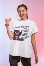 Funny Cat Quote T-Shirt, Comfy Casual Shirt, Gift for Cat Lovers, Humorous Tee, Perfect for Birthdays