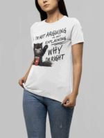 Funny Cat Quote T-Shirt, Comfy Casual Shirt, Gift for Cat Lovers, Humorous Tee, Perfect for Birthdays - Image 2