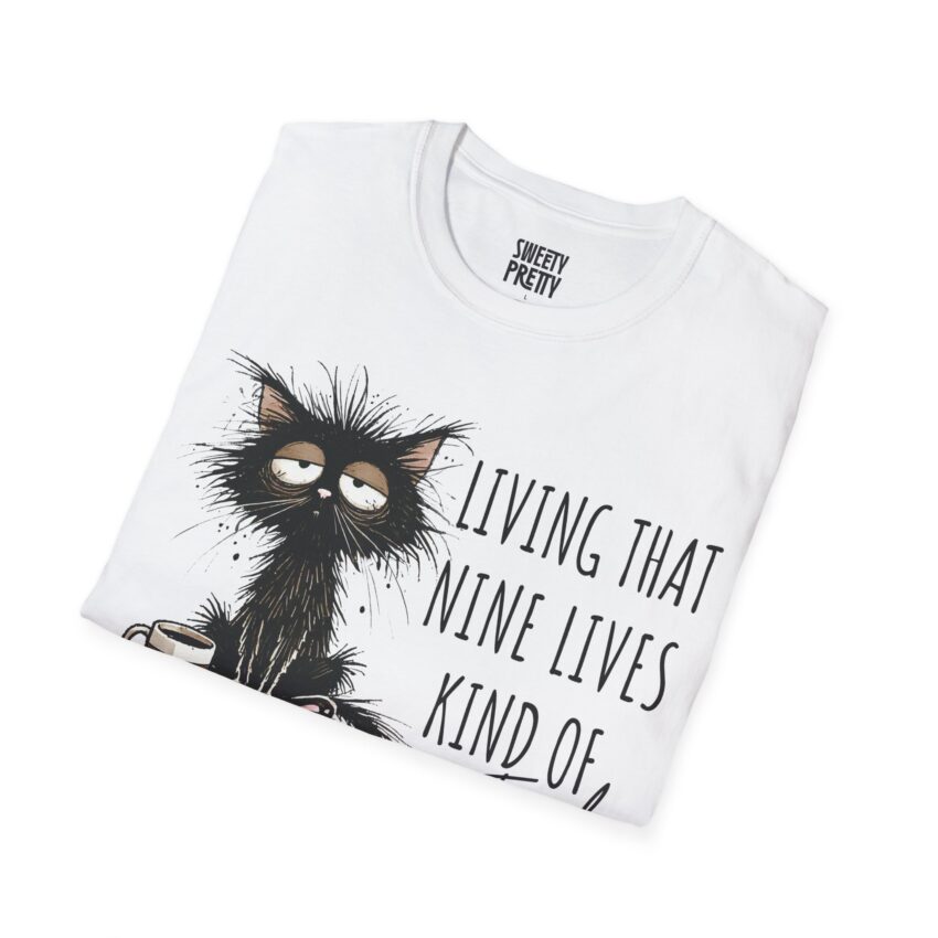 Whimsical Cat Lover T-Shirt | Funny Cat Shirt, Gift for Cat Owners, Cute Pet Apparel, Birthday Present, Cozy Wear - Image 2