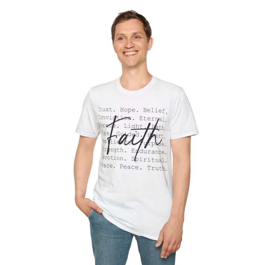 Faith-Inspired Unisex T-Shirt - Spiritual Tee for Daily Inspiration, Gift for Friends, Motivational Clothing, Casual Wear, Faith-Based [...] - Image 6