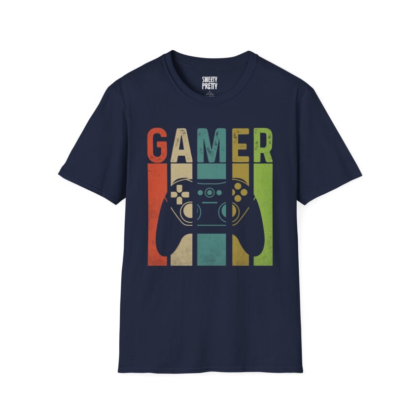 Gamer Unisex Softstyle T-Shirt, Casual Gift for Gamers, Fun Graphic Tee, Perfect Birthday Gift, Game Night Apparel, Gaming Enthusiast Shirt - Image 9
