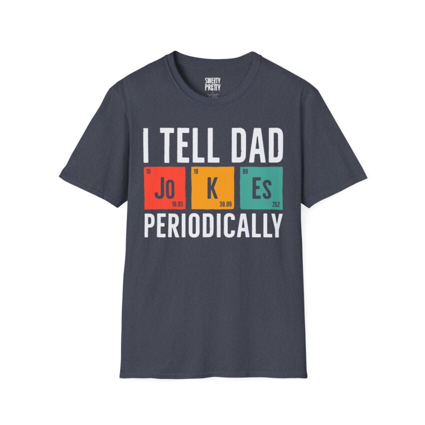 Dad Joke Softstyle T-Shirt, Funny Shirt, Gift for Dad, Unisex Humor Tee, Birthday Present, Science Themed Clothing - Image 12