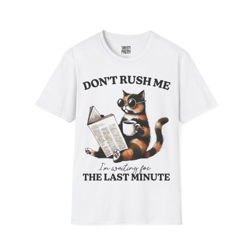 Charming Cat Quote T-Shirt - Perfect for Cat Lovers, Relaxed Days, Birthday Gifts, Casual Wear, and Animal Lovers - Image 1