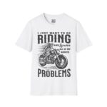Men's Riding Humor T-Shirt, Motorcycle Lover Gift, Unisex Vintage Graphic Tee, Casual Wear, Cool Biker Apparel