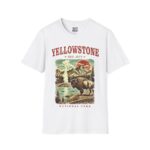 Yellowstone Vintage Graphic T-Shirt, National Park Tee, Outdoor Enthusiast Shirt, Nature Lover Gift, Adventure Wear, Unisex Casual Top
