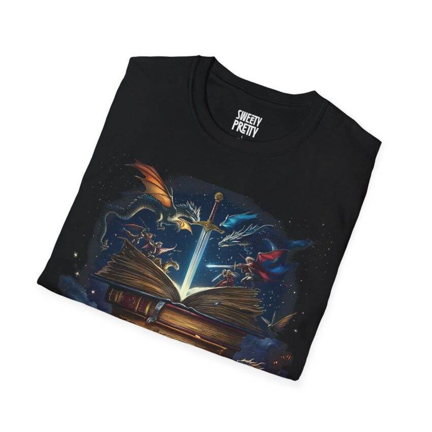 Fantasy Book Lover's Unisex T-Shirt | Perfect Gift for Readers, Book Clubs, Fantasy Events, Birthdays, and More - Image 2