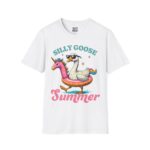 Silly Goose Summer T-Shirt for Fun Lovers, Humorous Unisex Tee, Summer Vacation Apparel, Perfect Gift for Friends, Casual Wear, Beach Party