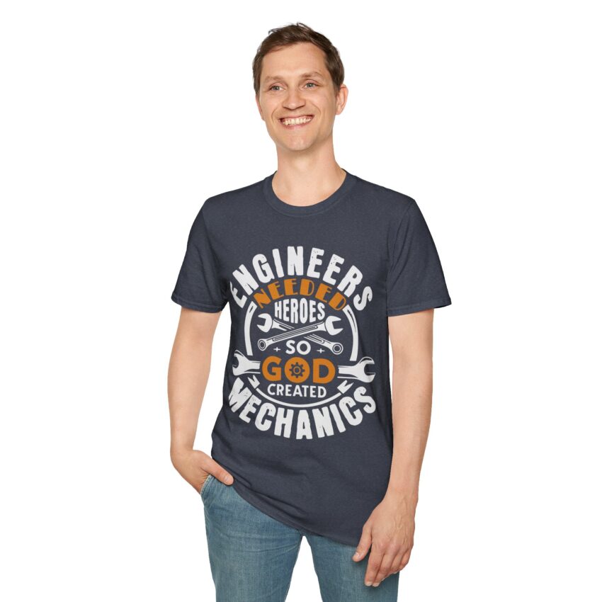Engineers Needed Hero T-Shirt, Gift for Mechanics, Engineering Crew Tee, Funny Engineer Shirt, Casual Daily Wear - Image 22