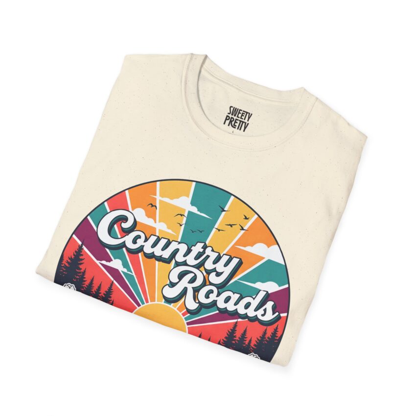 Retro Country Roads T-Shirt, Casual Tee, Outdoor Adventure Apparel, Gift for Nature Lovers, Summer Vacation Top - Image 12