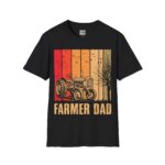 Farmers Unite: Vintage Farmer Dad T-Shirt, Country Style Tee, Gift for Dad, Agricultural Apparel, Rustic Farmwear
