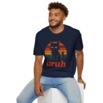 Retro Cat Bruh Unisex T-Shirt, Funny Gift, Pet Lover Apparel, Vintage Graphic Tee, Unique Birthday Present, Casual Wear - Image 13