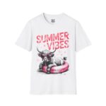 Summer Vibes Unisex T-Shirt, Casual Tee, Beach Wear, Gift for Her, Vacation Apparel, Fun Summer Clothing