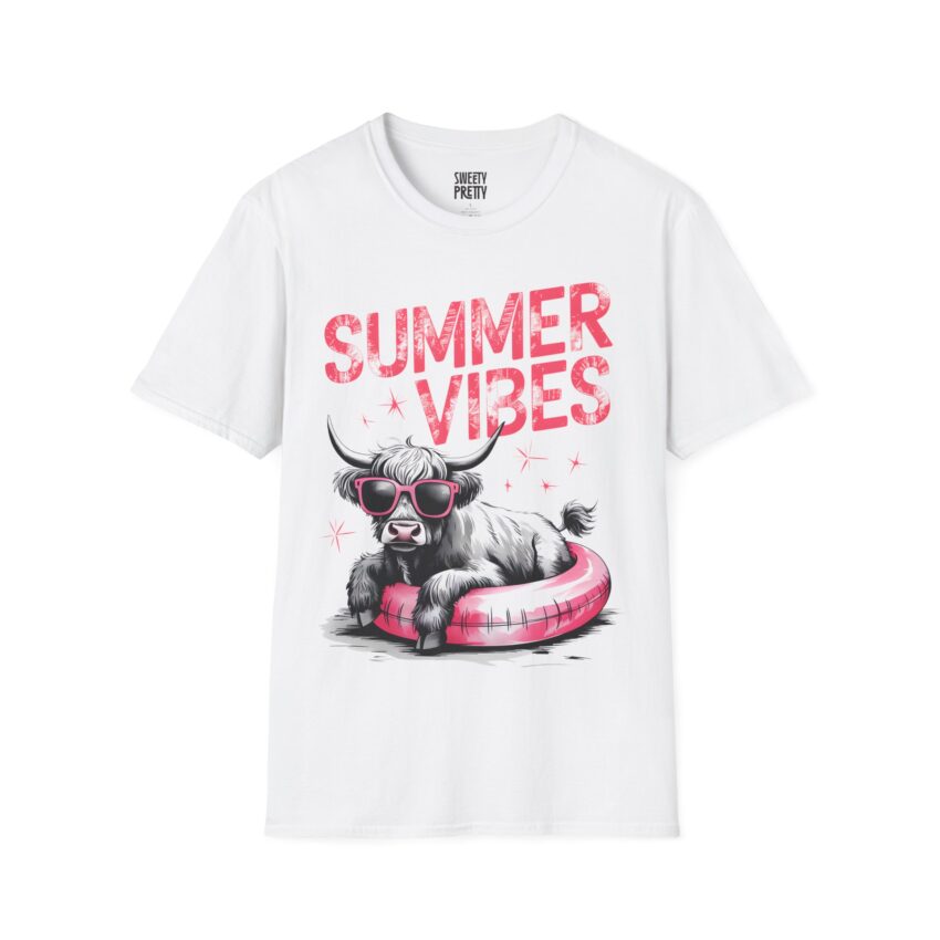 Summer Vibes Unisex T-Shirt, Casual Tee, Beach Wear, Gift for Her, Vacation Apparel, Fun Summer Clothing - Image 1