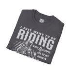 Men's Riding Humor T-Shirt, Motorcycle Lover Gift, Unisex Vintage Graphic Tee, Casual Wear, Cool Biker Apparel - Image 25