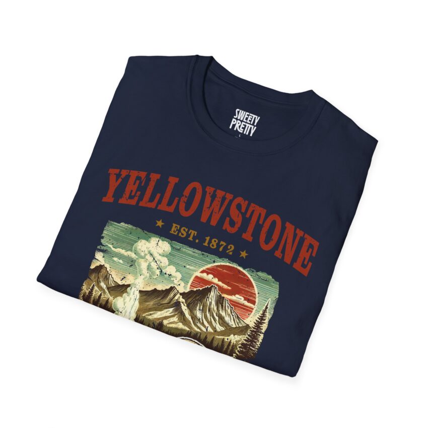 Yellowstone Vintage Graphic T-Shirt, National Park Tee, Outdoor Enthusiast Shirt, Nature Lover Gift, Adventure Wear, Unisex Casual Top - Image 9