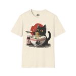Cat Ramen Unisex T-Shirt, Cute Cat Shirt, Japanese Cat Tee, Foodie Gift, Animal Lover Apparel, Funny T-Shirt for Cat Lovers - Image 10