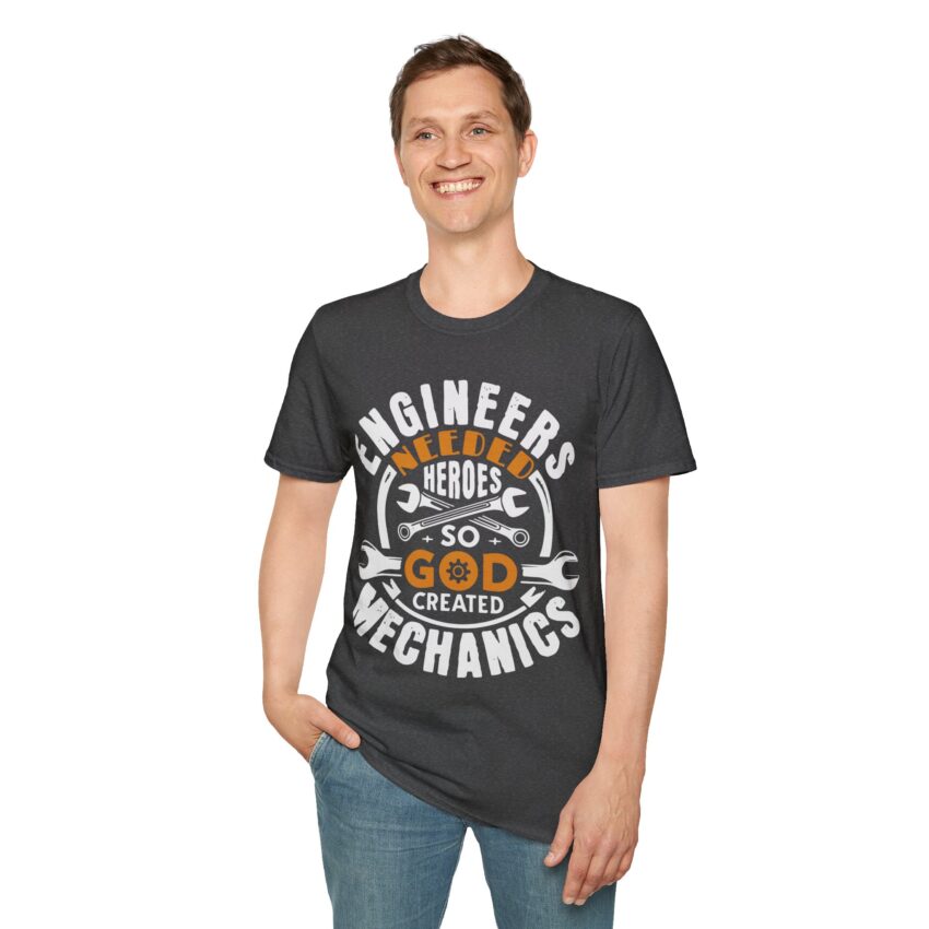 Engineers Needed Hero T-Shirt, Gift for Mechanics, Engineering Crew Tee, Funny Engineer Shirt, Casual Daily Wear - Image 10