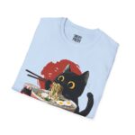 Cat Ramen Unisex T-Shirt, Cute Cat Shirt, Japanese Cat Tee, Foodie Gift, Animal Lover Apparel, Funny T-Shirt for Cat Lovers - Image 15