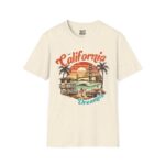 California Dreamin' Unisex Softstyle T-Shirt | Retro Beach Vibes, Perfect for Summer, Vacation, and Casual Outings, Gift for Travelers - Image 5