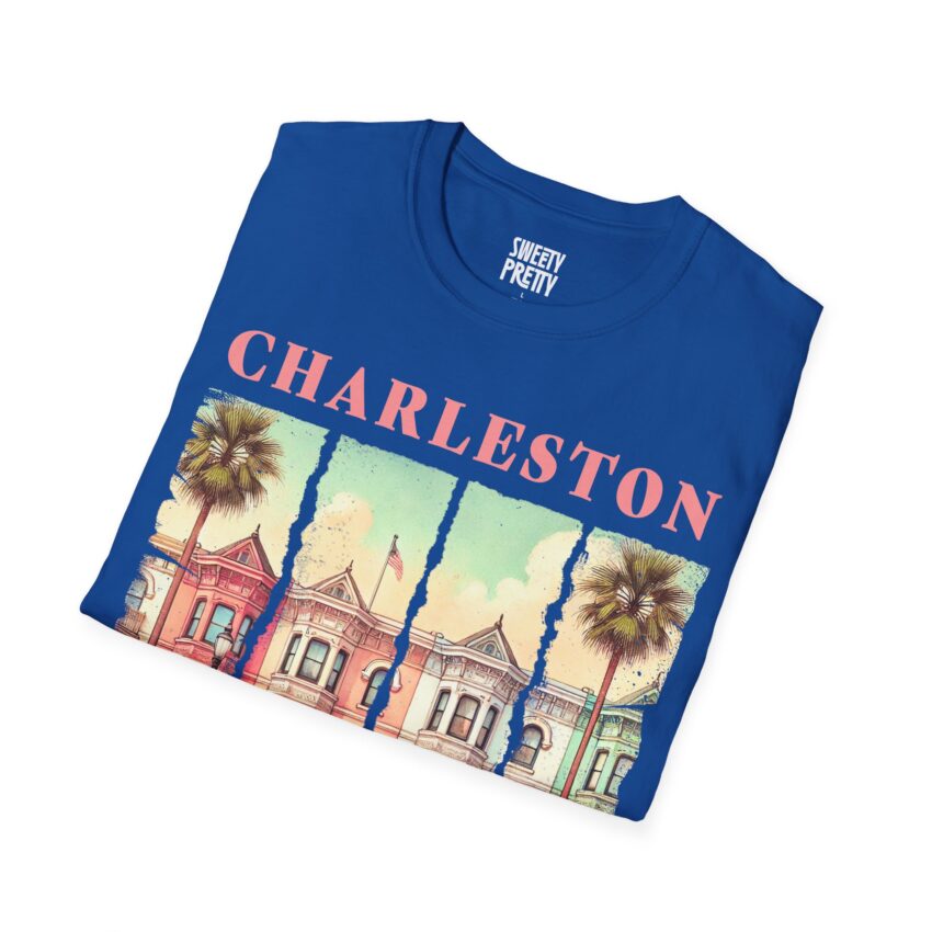 Charleston Vintage Graphic T-Shirt - Softstyle Tee, Summer Fashion, Travel Gift, Beachwear, Souvenir Shirt - Image 8