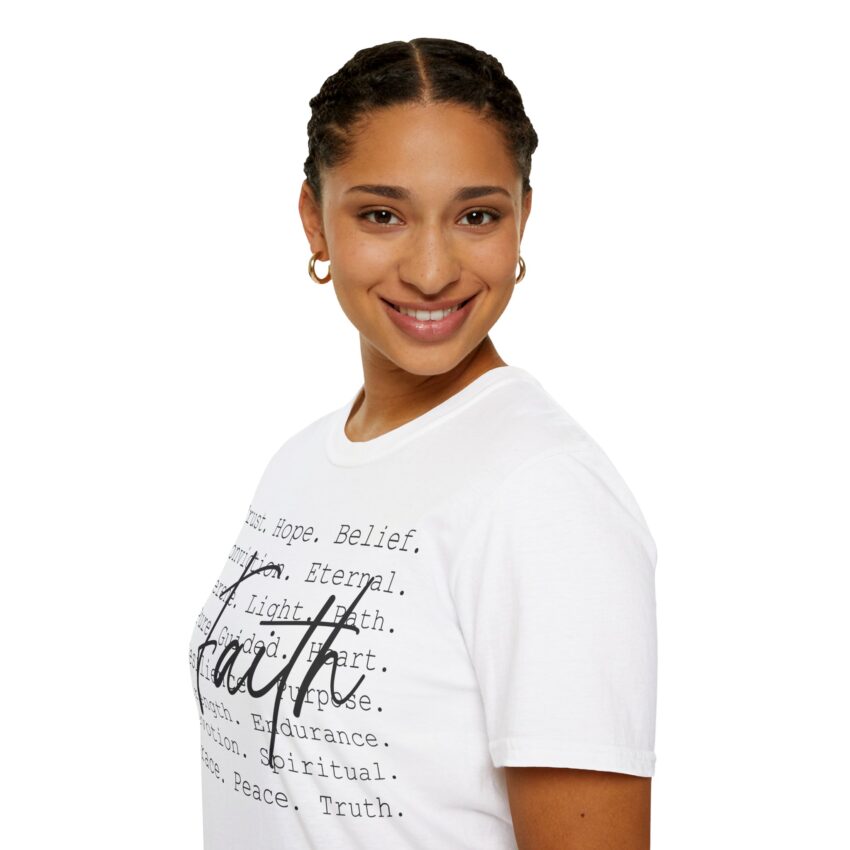Faith-Inspired Unisex T-Shirt - Spiritual Tee for Daily Inspiration, Gift for Friends, Motivational Clothing, Casual Wear, Faith-Based [...] - Image 4