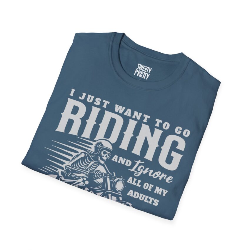 Men's Riding Humor T-Shirt, Motorcycle Lover Gift, Unisex Vintage Graphic Tee, Casual Wear, Cool Biker Apparel - Image 22