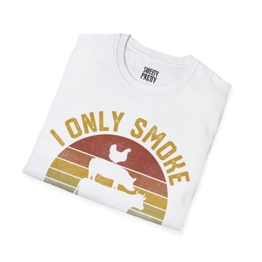 I Only Smoke The Good Stuff T-Shirt, Funny Graphic Tee, Unisex Shirt, Gift for Smokers, Casual Wear, Summer Shirt - Image 2