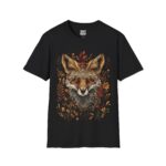 Rustic Fox Graphic T-Shirt | Nature Lover Tee, Unisex Shirt, Gift for Wildlife Enthusiasts, Bohemian Style Fashion, Eco-Friendly Apparel