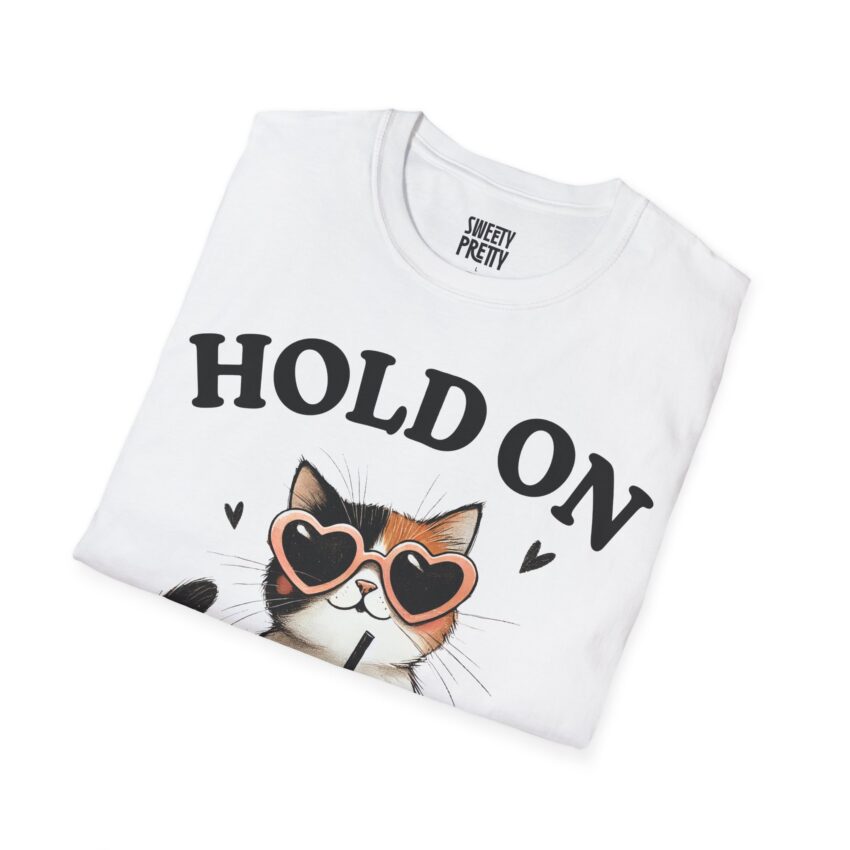Cute Cat Quote T-Shirt, Cat Lover Gift, Funny Pet Shirt, Gift for Her, Birthday Tee, Relaxed Fit T-Shirt - Image 2