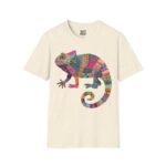Colorful Chameleon Unisex Softstyle T-Shirt, Casual Wear, Unique Graphic Tee, Summer Fashion, Gift for Animal Lovers - Image 9