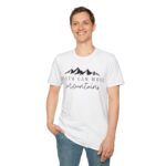 Inspirational Faith Mountain Unisex T-Shirt - Motivational Tee for Everyday Wear, Gift for Adventurers, Encouragement Apparel, [...] - Image 4