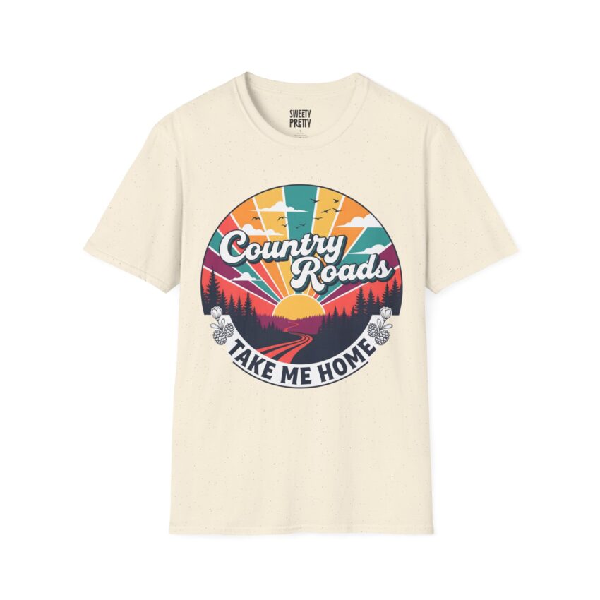 Retro Country Roads T-Shirt, Casual Tee, Outdoor Adventure Apparel, Gift for Nature Lovers, Summer Vacation Top - Image 11