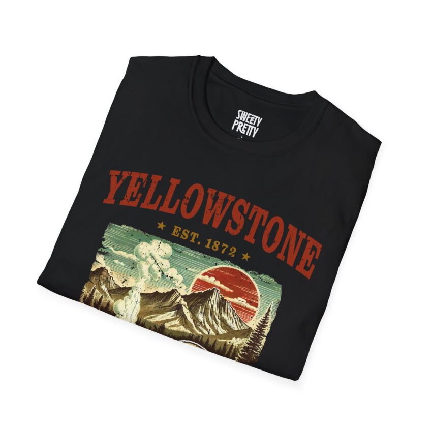 Yellowstone Vintage Graphic T-Shirt, National Park Tee, Outdoor Enthusiast Shirt, Nature Lover Gift, Adventure Wear, Unisex Casual Top - Image 5