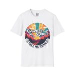 Retro Country Roads T-Shirt, Casual Tee, Outdoor Adventure Apparel, Gift for Nature Lovers, Summer Vacation Top