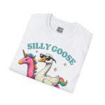 Silly Goose Summer T-Shirt for Fun Lovers, Humorous Unisex Tee, Summer Vacation Apparel, Perfect Gift for Friends, Casual Wear, Beach Party - Image 2